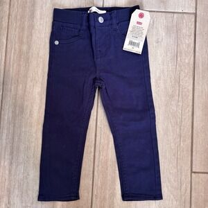 Levi  Navy Skinny Jeans Navy 18M Toddler New With Tags Baby Clothes